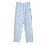 Workplace Women's Display High Waist Waist Suit Trousers 38 Color Reduced Age And Ankle