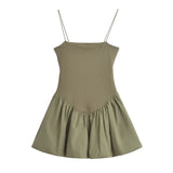 New Fashion Summer Under-Thristin Cotton Slings Tacs Dress Women's 3