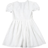 Gentle Wind Princess Temperament Elegant Dress 2025 Spring New Bow Leisure Bubble Sleeve