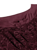 Lace Short Sleeve A-line Bridesmaid