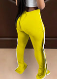 High Waist Ruffle Sides