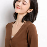 Women 2019 Autumn New Women Solid Cardigan Long Sleeve Knitted Sweater Women Open Stitch Casual Sweaters Za Lady