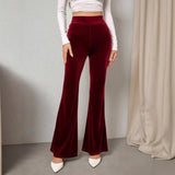 Autumn New Long-Sleeved Round Neck Bump Color Loose Shirt T-Shirt Top
