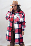 Casual Plaid Turndown Collar Long Sleeve Loose Blouse