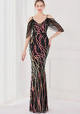 Sequin Strap Mermaid Long Evening