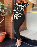 2025 Women's Two Sets Of Fashion Printed Trousers