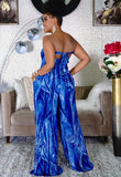 Fashion Print Off Shoulder Loose