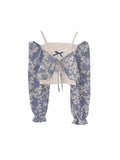 Spring Loose Casual Elegant Shirt Korean Fashion Blouse Strapless E-girl Crop Tops Women Vintage Romantic Ins Street