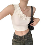 New Lace Small Fresh Sleeveless Sleeveless Sleeve Sling Vest Women Wearing Pure Hot Girl Sexy