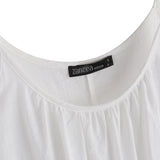 Bohemian Solid Ruffle Dress Women's Summer Sundress ZANZEA Casual Spaghetti Strap Midi Vestidos Female Holiday