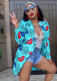 Print Turndown Collar Africa