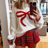 And Winter Must Be Loose Zebra Knitted Sweater