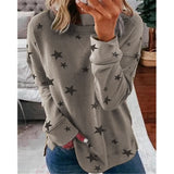 Print T-shirt Long Sleeve Women Casual Loose Tops Tee Shirts 2020 Autumn Top harajuku mujer