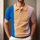 Men's Summer Collidered Men's Knits Short Sleeve Business Polo