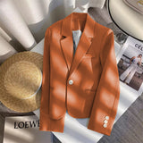 Blazer Women's New Design Temperament In The Early Autumn Of 2025 Small Casual Suit Women's