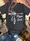 Neck Printed T Shirt Fashion Short Sleeve T Shirt Top Summer Casual T Shirt Tee Top Cotton T Shirt for