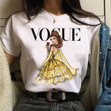 Harajuku Female Tshirt Gothic Flame Heart Print Short Sleeve Tops & Tees Fashion Casual T Shirt Women Clothing T-shirts