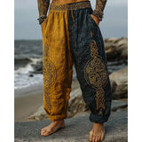 Fashion Loose-Fitting Broad Leg Trousers Digital Print Z A Variety Of Pattern Pattern Spring And