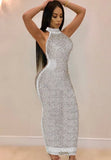 Formal Crystal Scoop Long Party