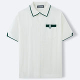 Men's New Summer Men's Knits Business Casual Pocket Polo Shirts