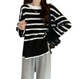 Sweater Women's Spring 2025 New Loose Lazy Vintage Design Sensing Knitted