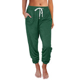 Loose Pocket High Waist Ankle Length