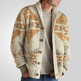And Winter New Men's Wears Of The Extra Sweater Long-Sleeved Knitted Coat
