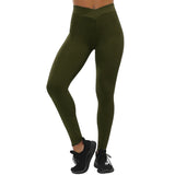 Push Up Leggings Women Workout Leggings Slim Leggings Polyester V-Waist Jeggings Women Pencil