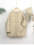 2022 Winter White Duck Down Parkas Women Oversized Long Warm Snow Female Large Size Down Jacket Korea Long Sleeve