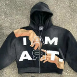 Shi Loose TAM ART Niche Shirt Wearing Handsome Short Hooded