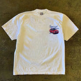 High Street Printed T-Shirt Chao Brand Oversize Round Collar Summer Personality Versatile Short Sleeves-Outfit