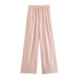 Summer Baggy Shirt 4877078 Wide Leg Trousers 4877101-Outfit