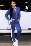 Striped Velour