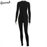 Summer fashion women fitness skinny jumpsuit activewear matching set solid bandage corset casual overalls workout