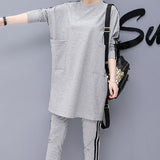 Piece Set Top And Pants Tracksuit 2 piece sets outfits women's trouser suit Fall 2022 Korean Style Fashion Autumn