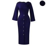 Women's Large-Size Fashion Round-Neck Bag OL Temperament Tongle Elegant African