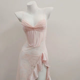 Romantic Thin Perspective Lace Sexy Sling Aja Skirt Pure Lust High-Intel