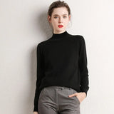 Sweater 2020 New O-neck Female Long-sleeved Knitted Pullover Jumper Pull Femme Clothes White Slim Thin Casual
