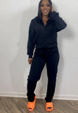 Blank Hoody 2 Piece Pants Set