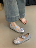 Evening Night Wind Mary Jane Shoes Women's 2025 New French Elegant Silk And Satin With Skirts To Increase Evening
