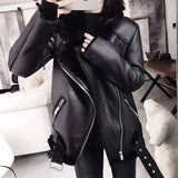 2022 Winter Coats Women Thick Faux Leather Fur Sheepskin Coat Female Fur Leather Jacket Aviator Jacket Casaco