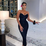 Women's Clothing 2025 Summer New Breast-Wrapped Sling Dress Fashion Solid Color Dress Dress