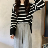 Sweater Women's Spring 2025 New Loose Lazy Vintage Design Sensing Knitted