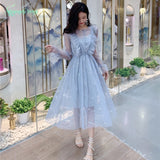 Graduation party Harajuku Designer Women's Clothing Fairy Clothes Korean Fashion Summer Elegant Cottagecore Cute Tulle