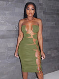Sexy Lace-Up Bodycon Party