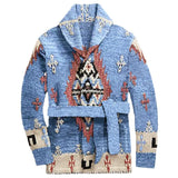 Men's Vintage Heavy Industry Jacket T-Shirt Long Thick Sweater Jacket In Autumn And Winter
