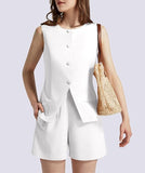 New Fashion Temperament Vest Suit Women's