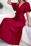 Flutter Sleeve Belted