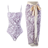 Toloer One-Piece Bikini Suit Women's Bikini Three-Piece