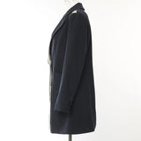 New Heavy Industry Splicing Bump Color Irregular Tailoring Blazer Top Female